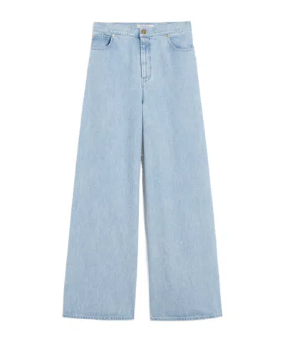 Max Mara Wide-leg Trousers With Belt Loops