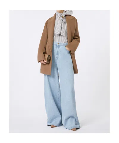 Max Mara Wide-leg Trousers With Belt Loops