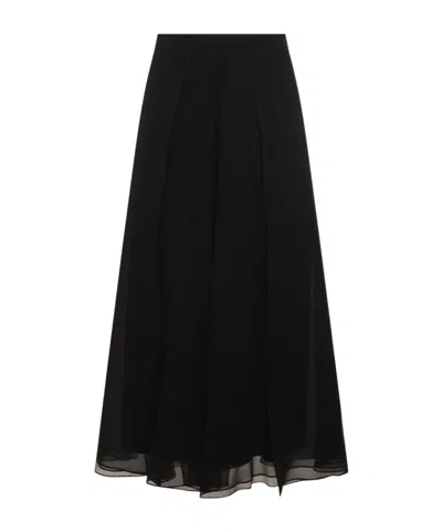 Brunello Cucinelli Skirts Blacks And Greys In Black