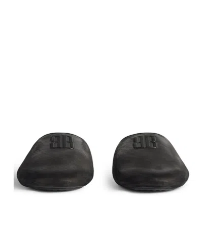 Balenciaga Château Mule Flat In Black