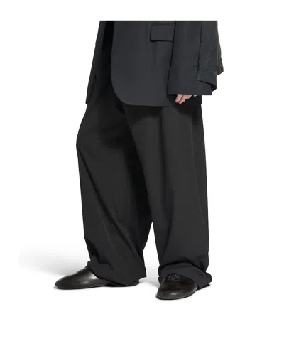 Balenciaga Château Mule Flat In Black