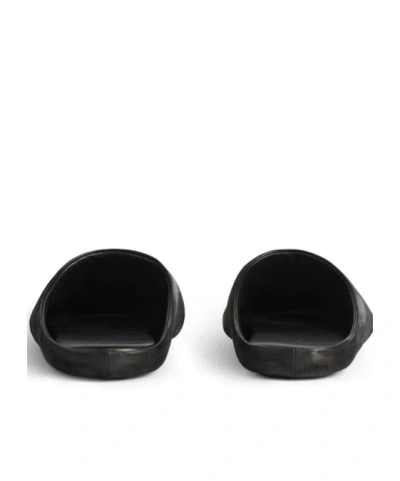 Balenciaga Château Mule Flat In Black