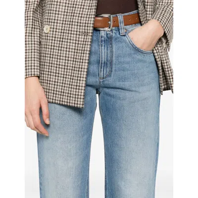 Brunello Cucinelli Denim Straight-leg Jeans In Blue