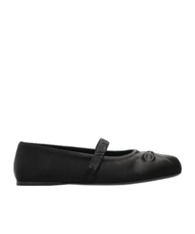 Marni Women's Little Bow Mary Jane Sandals In Black