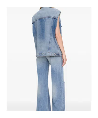 Anine Bing Rory Vest Summer Indigo In Blue