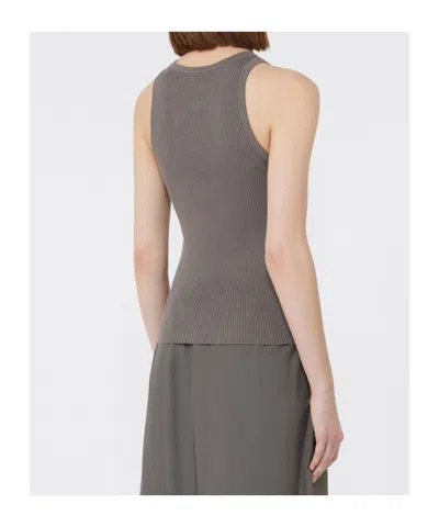 Max Mara Rib-knit Cotton Top