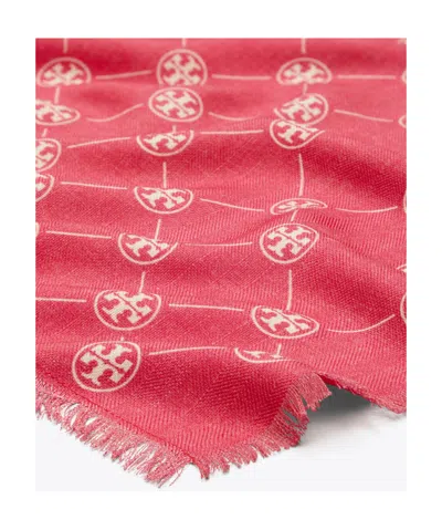 Tory Burch T Monogram Oblong Scarf