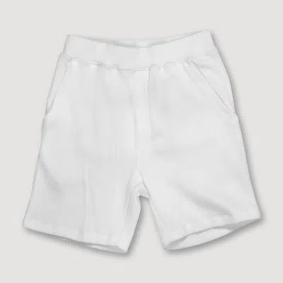 Articl3 Men's Waffle Lounge Shorts In White