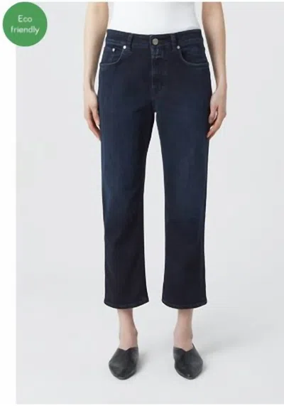 Closed Milo Straight Leg Jeans In Blue-black