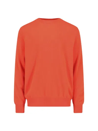 Comme Des Garçons Crewneck Sweater With Ribbed Cuffs And Hem