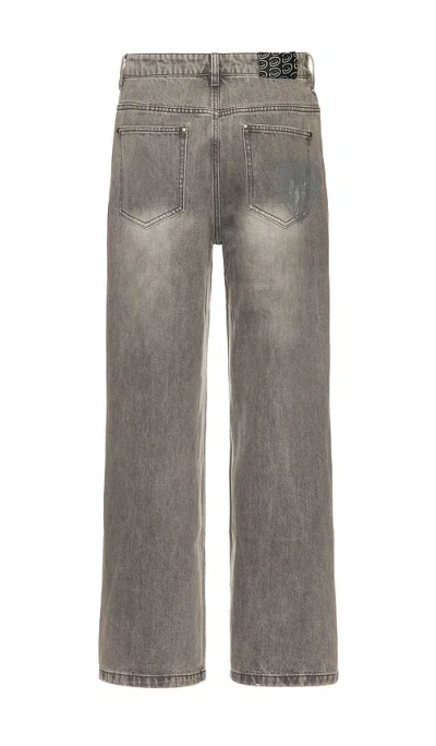 Drmers Club Heart Pocket Jeans In Gray