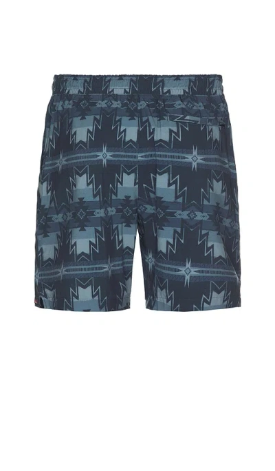 Faherty Dgf Shorelite 7 Swim Trunks In Blue