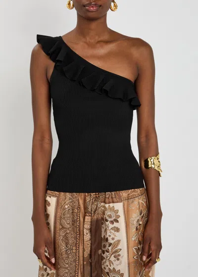 Zimmermann Asymmetric Ruffle Top