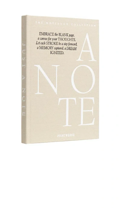 Printworks Just A Note Notebook
