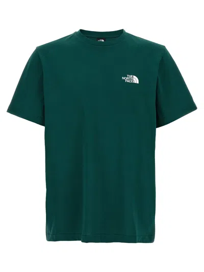 The North Face Box Nse Tee In Green