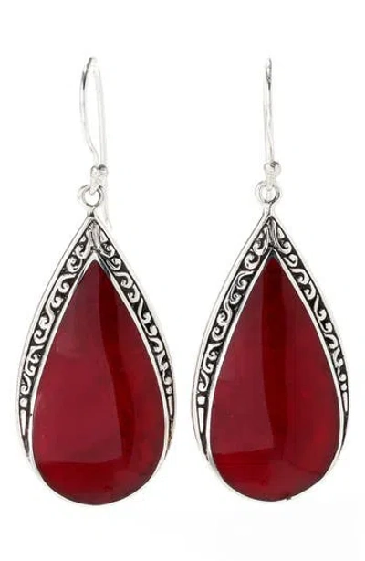 Samuel B. Pear Shape Drop Earrings