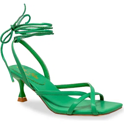 Chase & Chloe Chase And Chloe Itaty Ankle Wrap Sandal