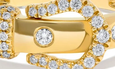 H.j. Namdar Diamond Belt Buckle Ring