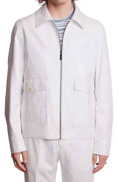 Paisley & Gray Men's Zip-front Bomber Jacket In Red