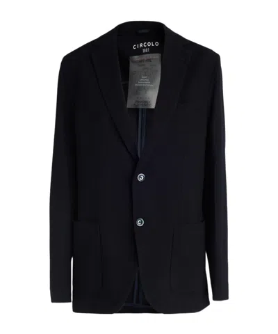 Circolo 1901 Wool Blazer In Black
