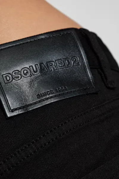 Dsquared2 Belt Loop Jeans In Black