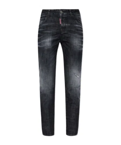 Dsquared2 Logo Patch Slim-fit Jeans