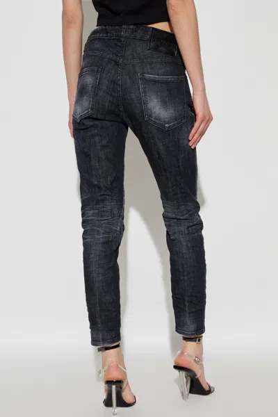 Dsquared2 Logo Patch Slim-fit Jeans