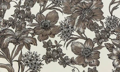 Mackenzie-childs Mackenzie Childs Sterling English Garden Enameled Steel Platter