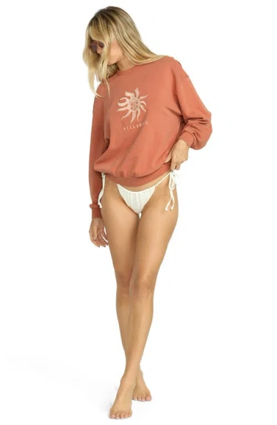 Billabong Bright Sun Kendal Crew Sweatshirt In Kiss The Earth