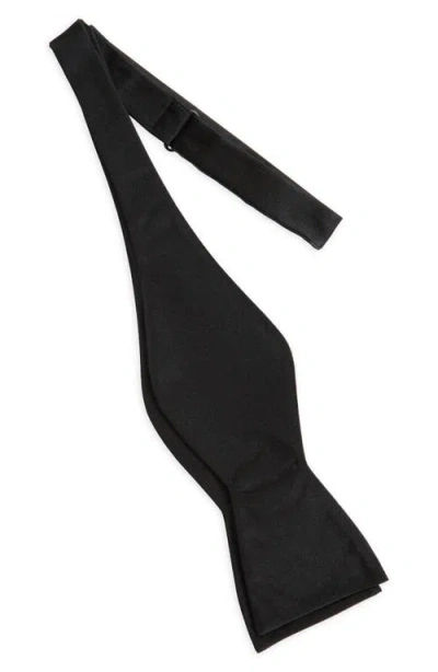 Clifton Wilson Black Silk Bow Tie