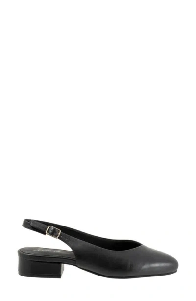 Trotters Jessa Slingback Pump In Black