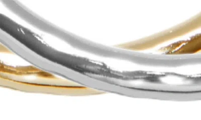 Argento Vivo Set Of 2 Oval Hammered Bangles