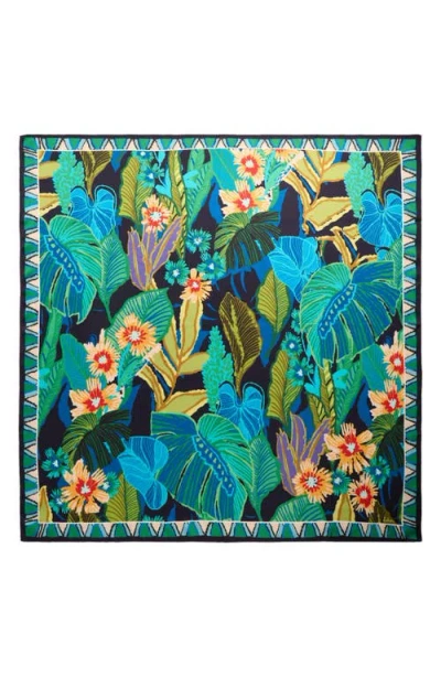 Echo Rainforest Silk Square Scarf