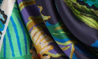 Echo Rainforest Silk Square Scarf