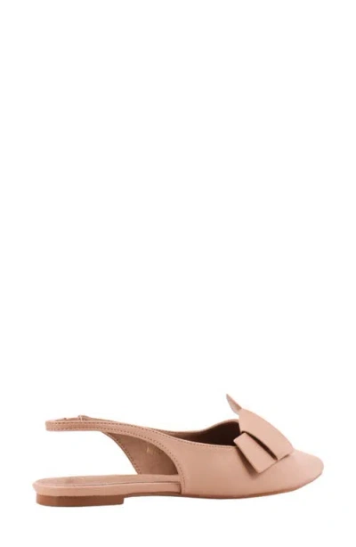 Shushop Audrey Pointed Toe Slingback Flat