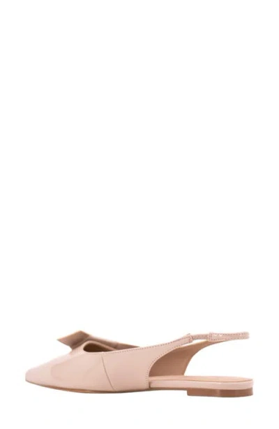 Shushop Audrey Pointed Toe Slingback Flat