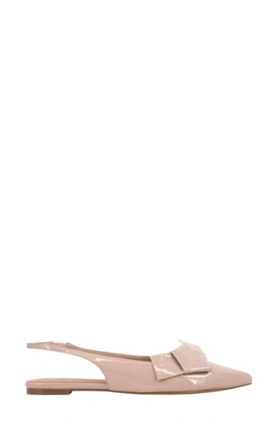 Shushop Audrey Pointed Toe Slingback Flat