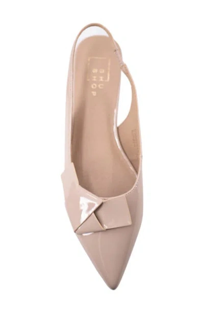 Shushop Audrey Pointed Toe Slingback Flat