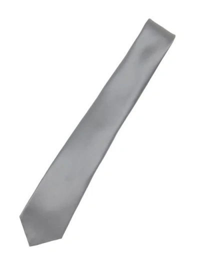 Brooklyn Brigade Solid Satin X-long Tie In Slate