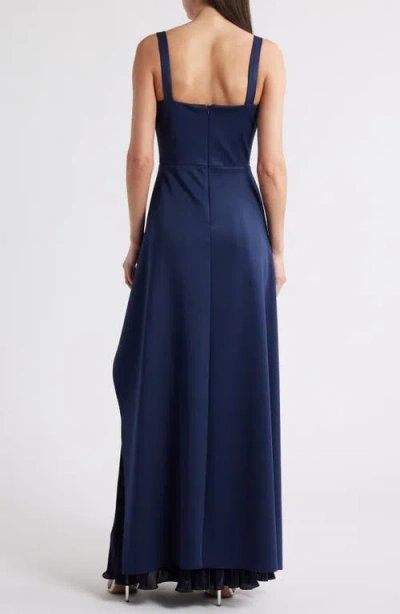 Black Halo Dorothea Gown In Blue