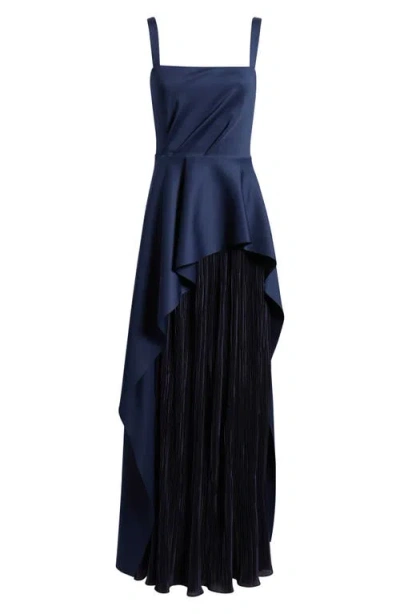 Black Halo Dorothea Gown In Blue