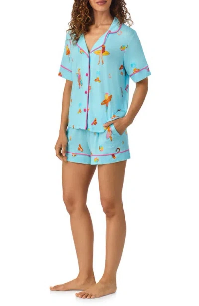 Room Service Pjs Print Short Pajamas