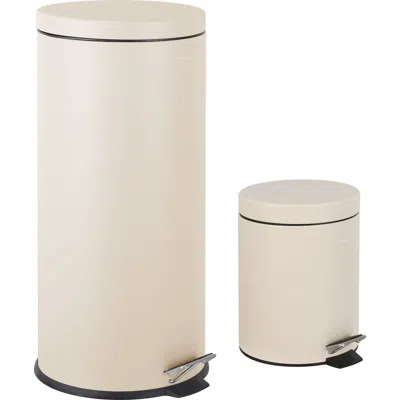 Happimess Oscar 8-gallon Step-open Trash Can With Free Mini Trash Can