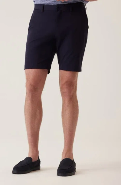Deke Oasis Satellite Eme Seersucker Bermuda Shorts In Blue