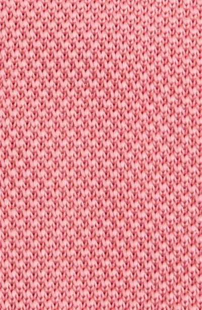 Clifton Wilson Pink Knit Silk Tie