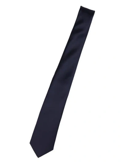 Brooklyn Brigade Solid Satin X-long Tie In Navy