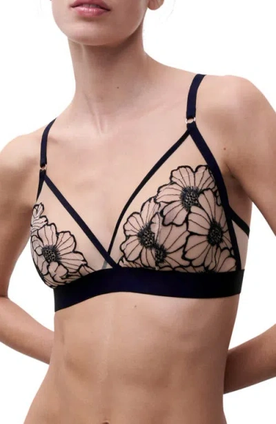 Chantelle Pulp Embroidered Wireless Bra
