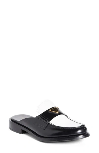 Prada Colorblock Loafer Mule