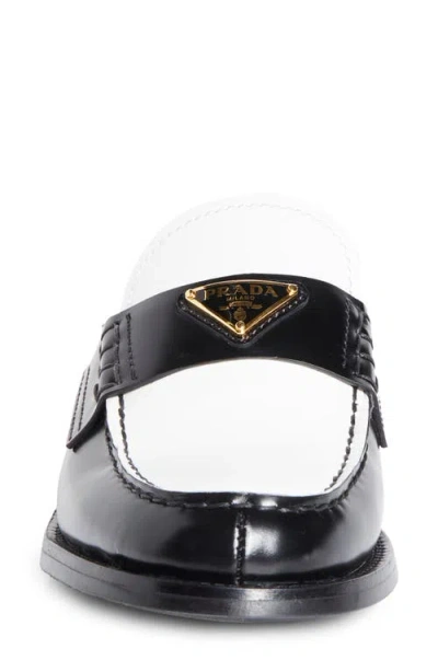 Prada Colorblock Loafer Mule