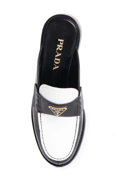 Prada Colorblock Loafer Mule
